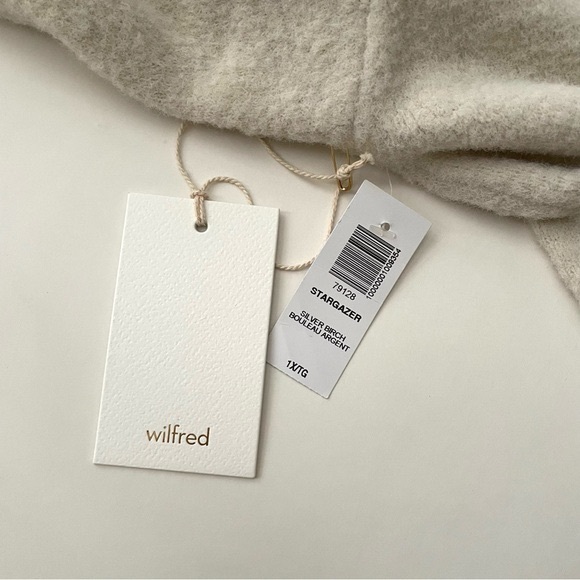 Aritzia Wilfred Free Stargazer Hh Knit Turtleneck Sweater Cream NWT - Picture 6 of 12